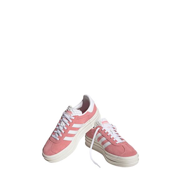 adidas Shoes - Adidas 'Gazelle' Pink Leather Bold Platform Sneaker Size 6.5 M